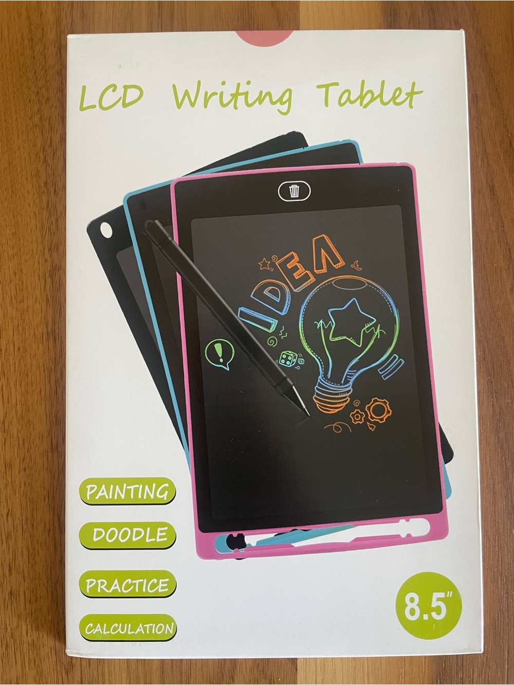 LCD Writing Tablet 8.5" - Pink Frame
